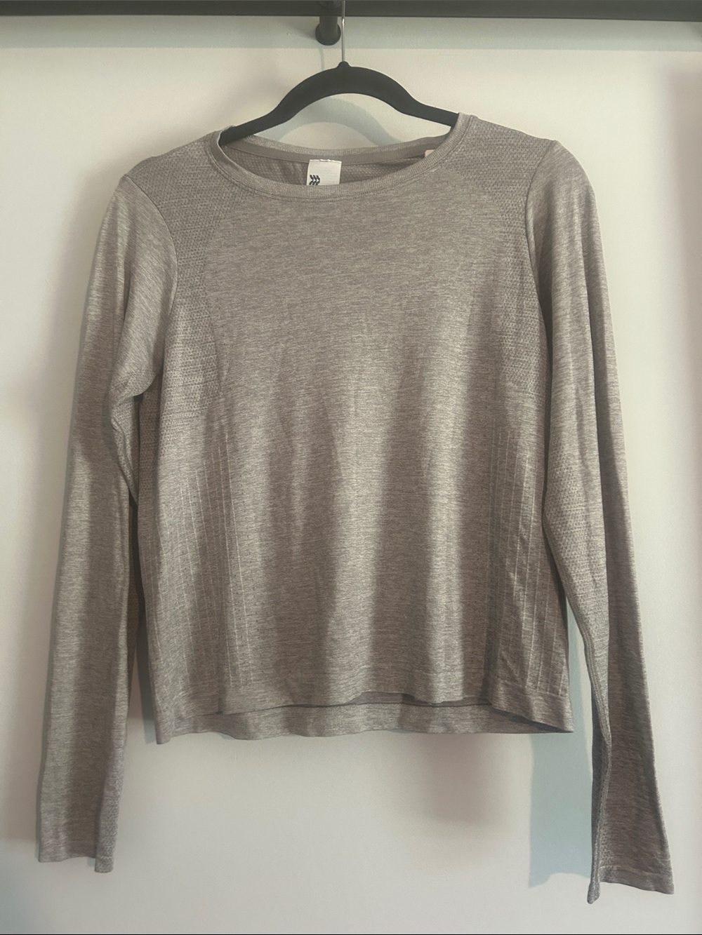 All in Motion Women’s Long Sleeve Crewneck - Light Gray